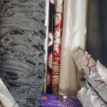 Fabric, plastic wall decor